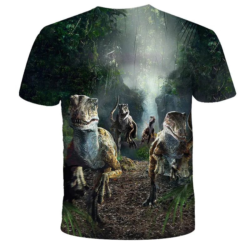 

Hot Jurassic Park t shirt Kids 3D Printed Tshirts Boys Girls Casual Funny Tops Jurassic World Tees Children Cool Animal t-shirt