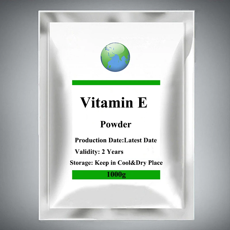 

VITAMIN E POWDER IS USED FOR LOWERING BLOOD PRESSURE, ANTI-CANCER, ANTI-AGING, ANTI-INFERTILITY AND OTHER FUNCTIONS 500-1000G