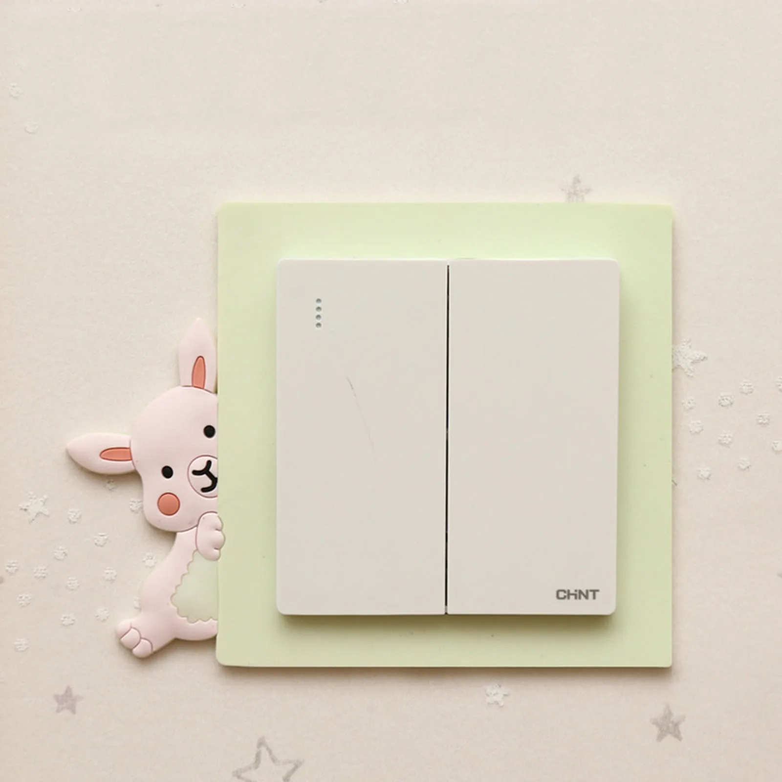 

Cartoon Luminous Switch Paste Socket Protective Cover Living Room Bedroom Environmental Protection Washable 3D Switch Stickers