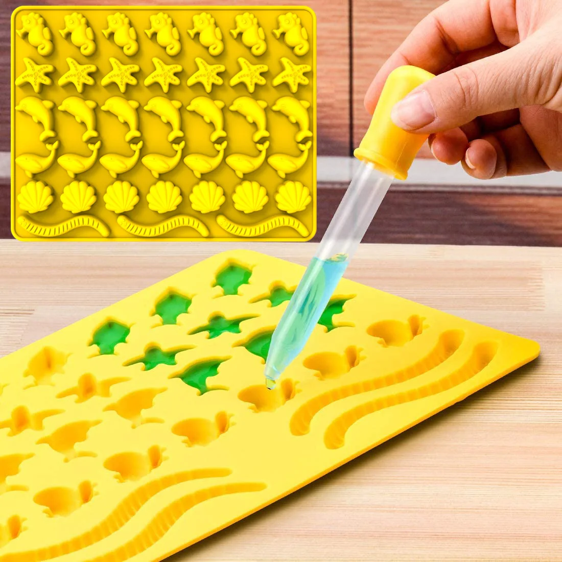 

New Creative Lollipop Cake Mold Chocolate Silicone Cartoon Candy Biscuit Mold Soft Candy Making Baking Accessories Fondant Resin