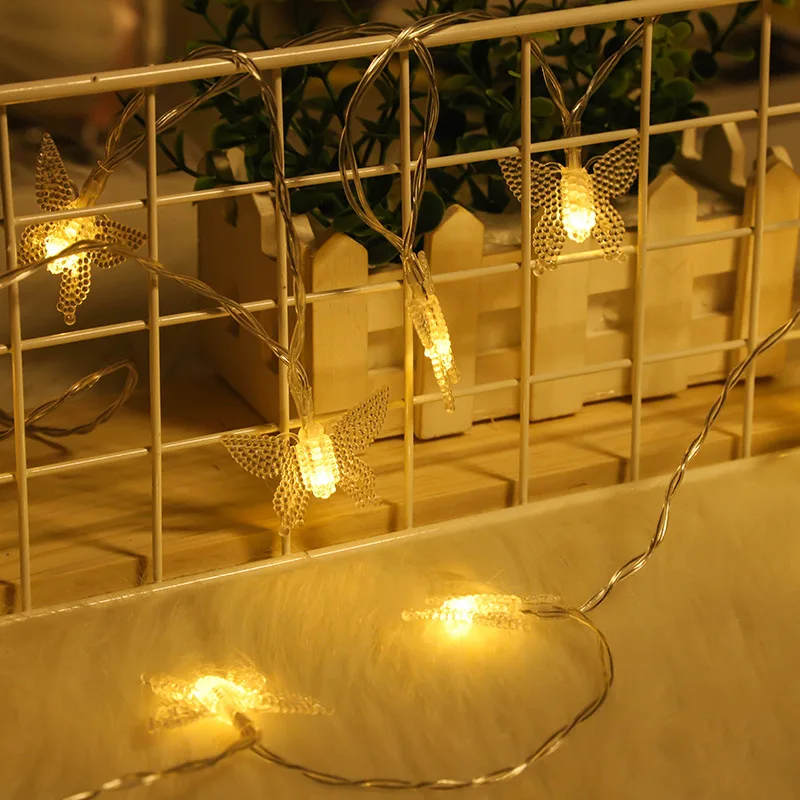 

Butterfly LED String Lights Cute Leds Light Indoor Holiday Garden Party Decors Multicolor Fashion Wedding Festoon Trendy Luces