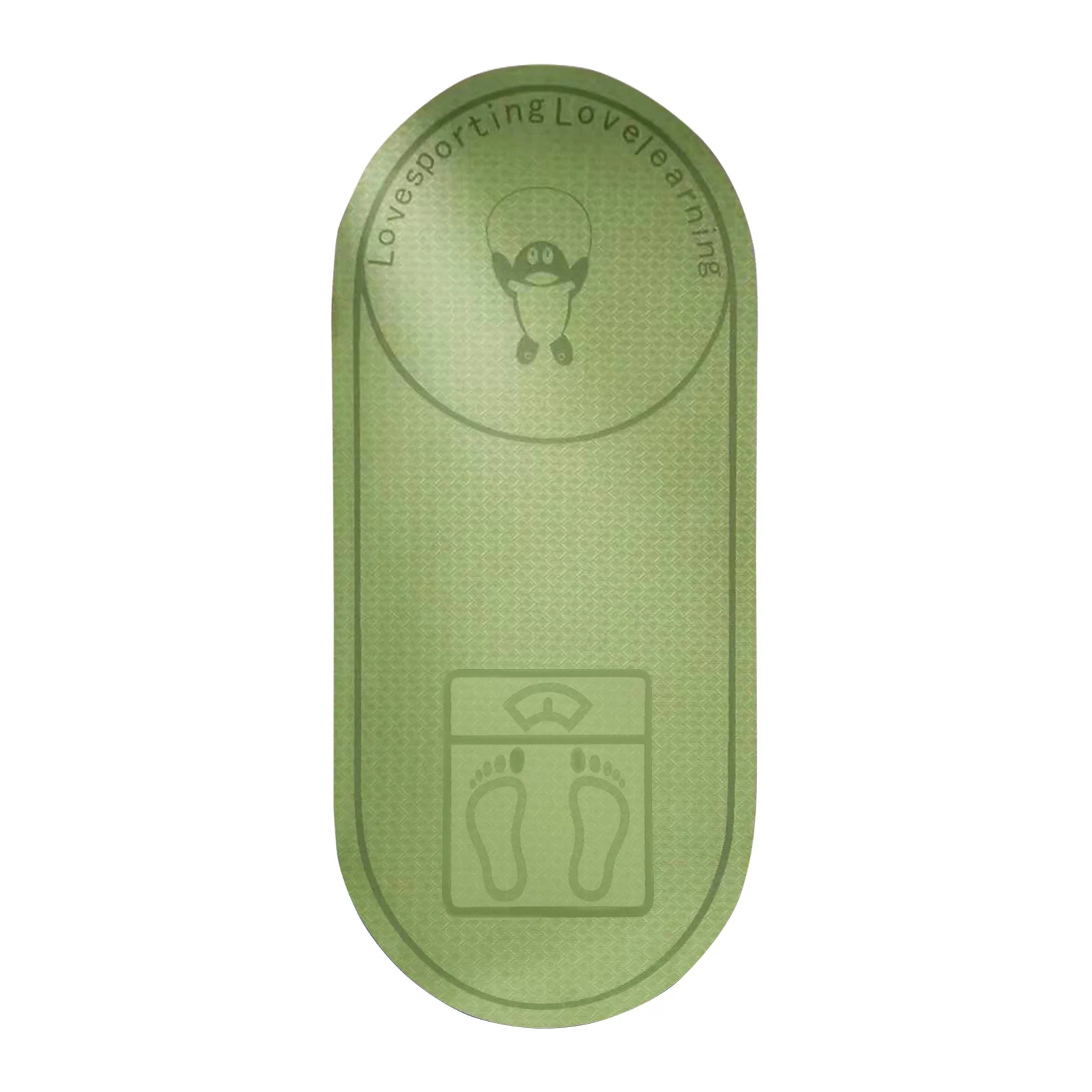 Нескользящий Коврик для йоги из ТПЭ напольный шнурок скакалки амортизирующий