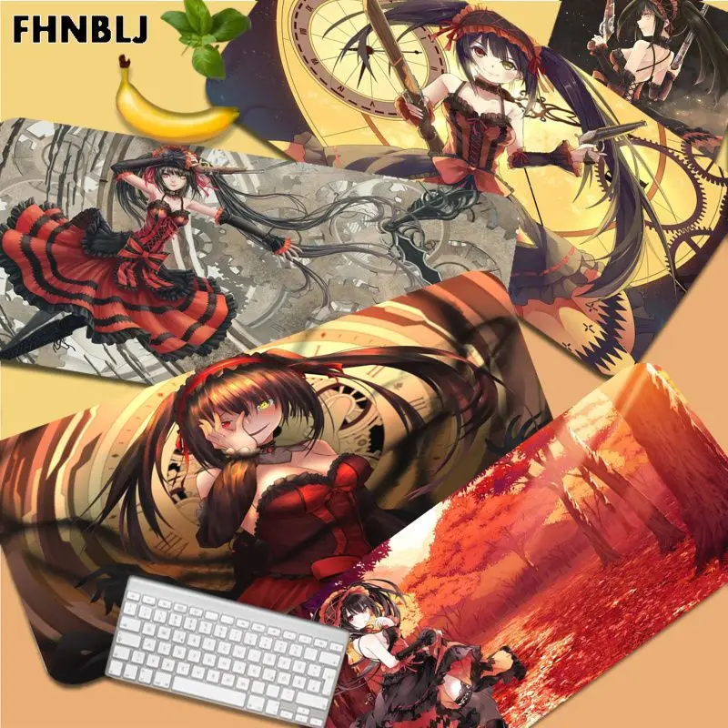 

FHNBLJ DATE A LIVE смешной большой размер s DIY пользовательский коврик для мыши Размер для CSGO игрока Настольный ПК компьютер ноутбук