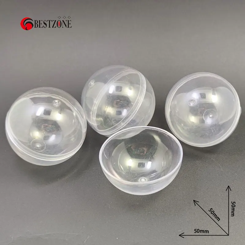 Пластиковые игрушечные капсулы 50 шт./лот диаметром мм прозрачные мягкие круглые