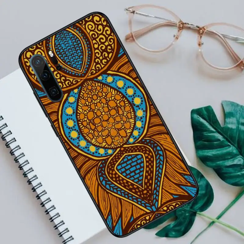 

African style fabric print pattern Phone Case For Huawei honor Mate P 10 20 30 40 Pro 10i 9 10 20 8 x Lite funda coque