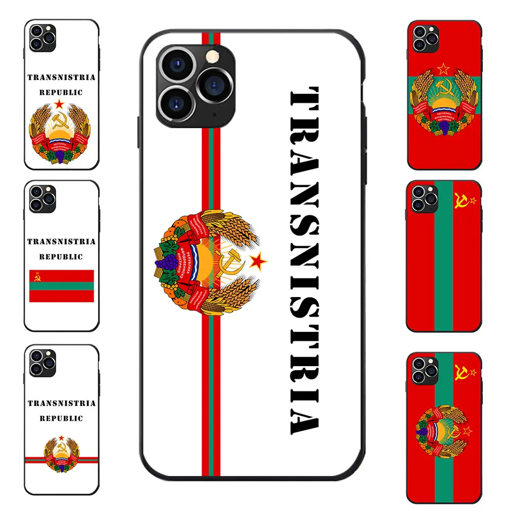 Мягкие чехлы для телефонов из ТПУ с изображением флага Приднестровской Молдавии
