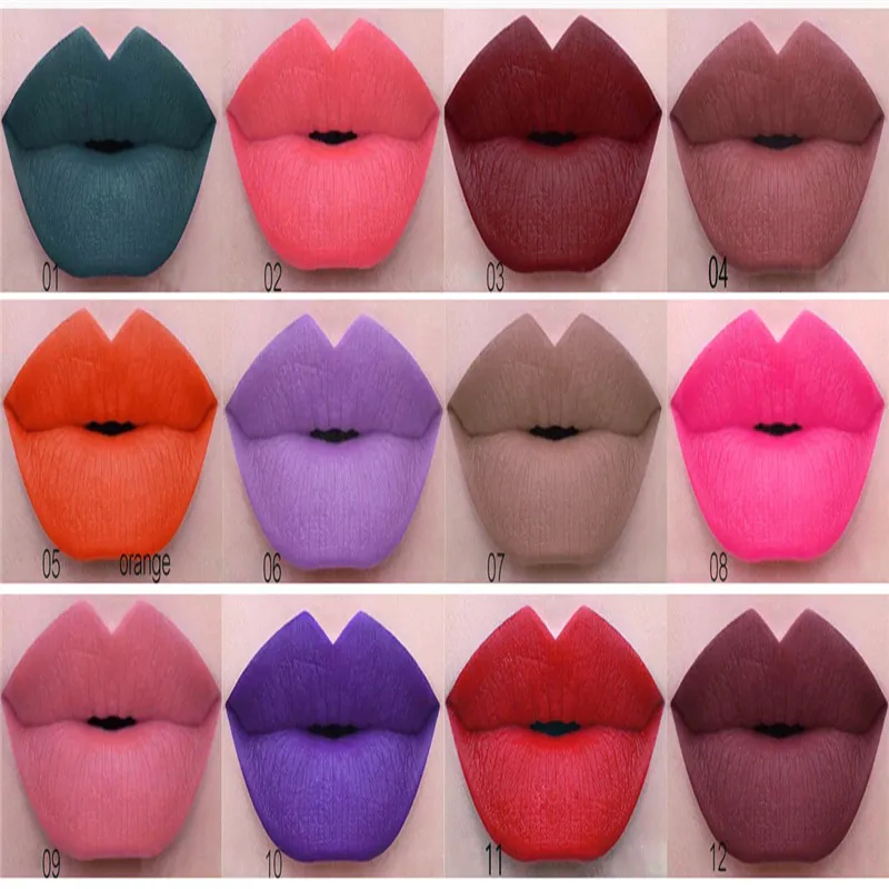 

HOT SALE Lipgloss Matte 28Color Lip Gloss Velvety Lipstick Liquid Matte Waterproof Lip Tint Full & Rich Sexy Lip Makeup Cosmetic