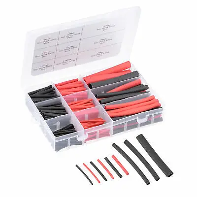 

Комплект термоусадочных трубок 3:1, красный и черный, 270 шт.