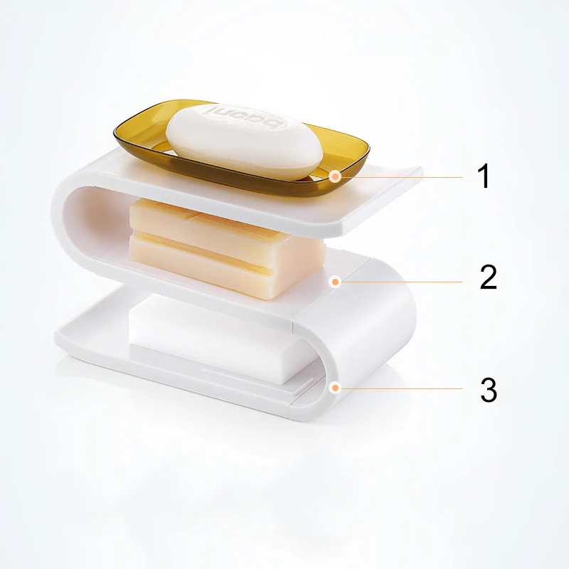 S образная сушилка для мыла настенная полка без отверстий органайзер кухни и
