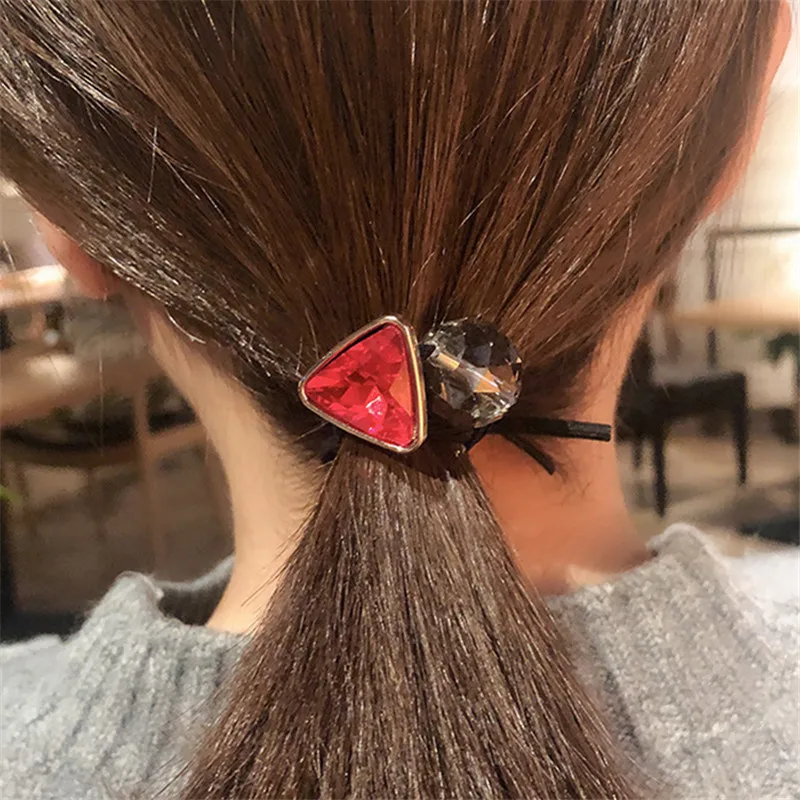 2020 в Корейском стиле rubberband сладкое сердце резинки для волос резинка Галстуки