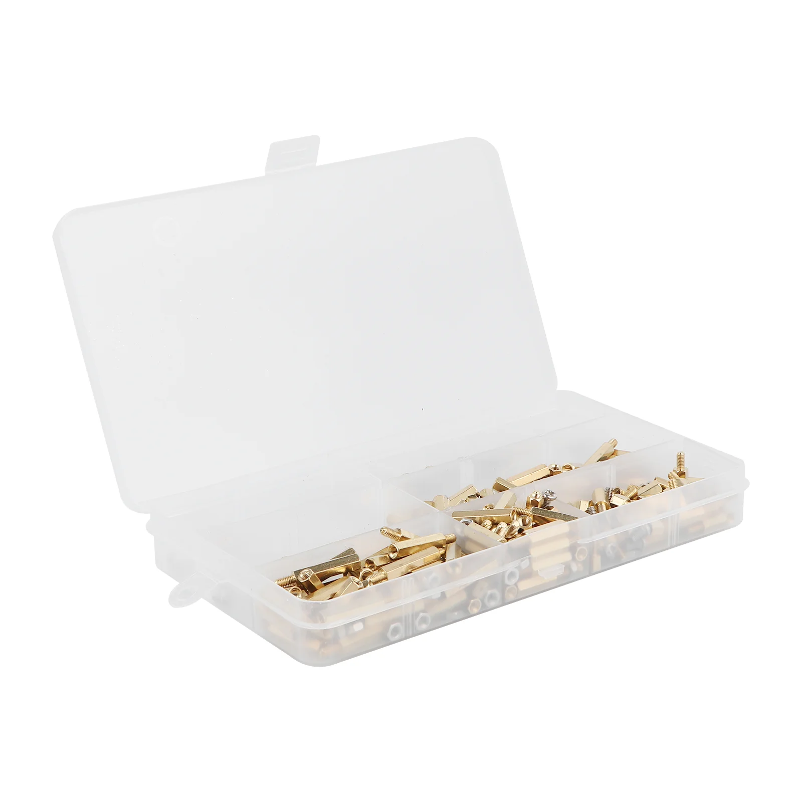 

300 шт./компл. набор латунных винтовых гаек с коробкой