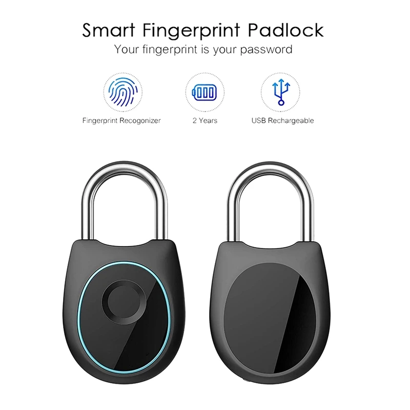 Умный Замок работающий по отпечатку пальца-биологический замок без ключа