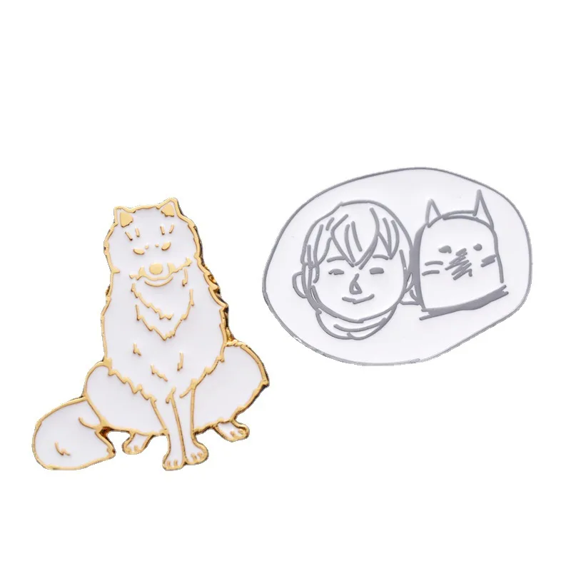 PF1383 значки японская вечность с эмалью в стиле аниме | Украшения и аксессуары