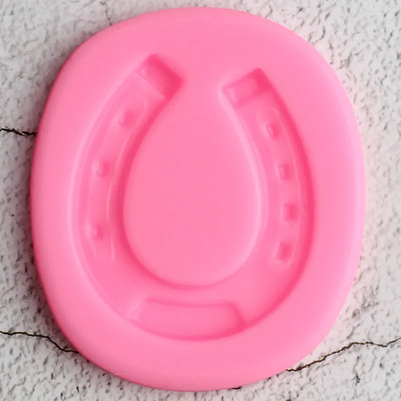 Западная Лошадь обувь силиконовая форма кекс сделай сам Топпер инструменты для