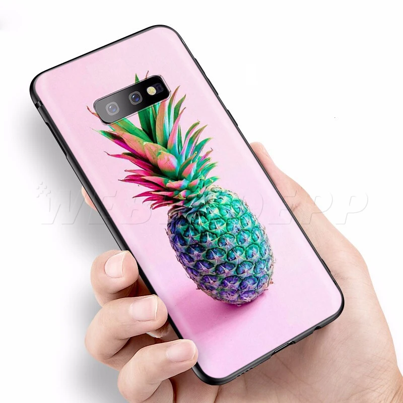 Webbedepp вкусные фрукта ананаса чехол для samsung Galaxy S7 S8 S9 S10 Edge Plus Note 10 8 9 A10 A20 A30 A40 A50 A60 A70