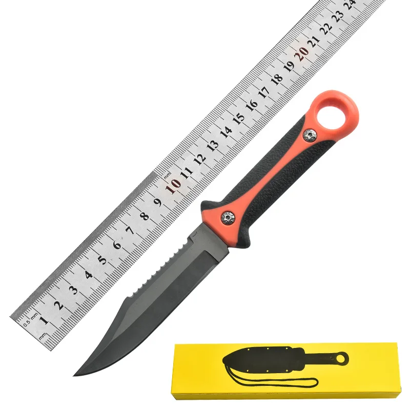 Кухонные ножи многофункциональный прямой нож для дайвинга портативный кемпинга
