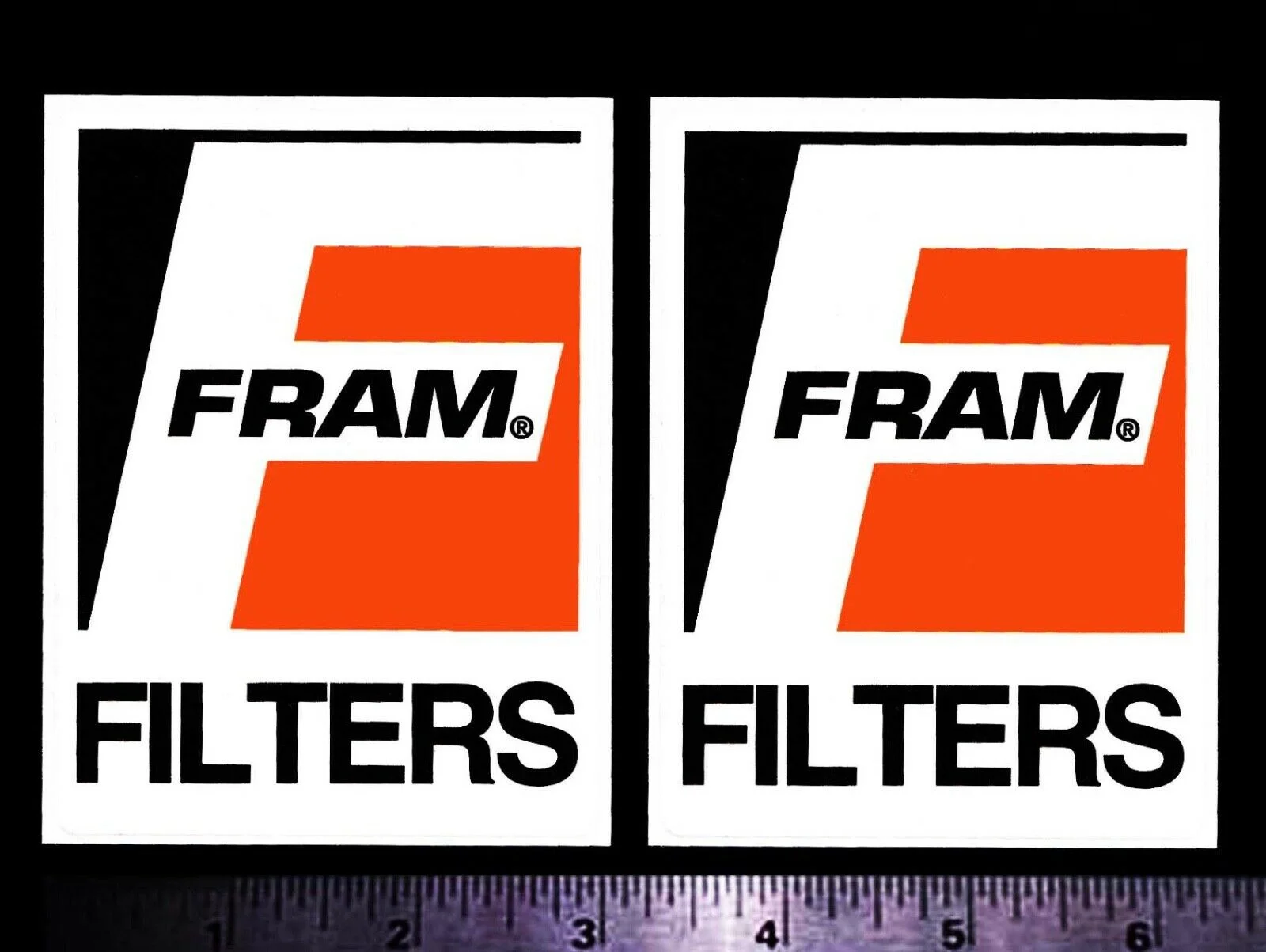 

Для x2 FRAM фильтры оригинальные винтажные 1960-х 70-х гоночные наклейки/стикеры