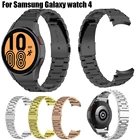 Ремешок стальной для Samsung Galaxy Watch 4 Classic 46 мм 42 мм, металлический браслет для смарт-часов Galaxy Watch 4 40 мм 44 мм