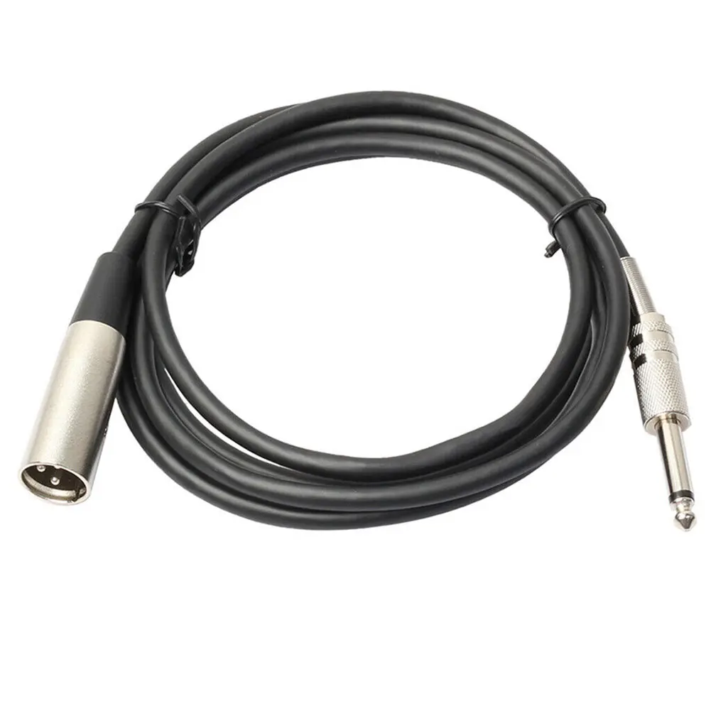 Connector 6.35mm To XLR Male Audio Cable Jack Balanced Mono 3Pin Soft Microphone 6ft 10ft Accessories 1/4&quot Instrument | Спорт и