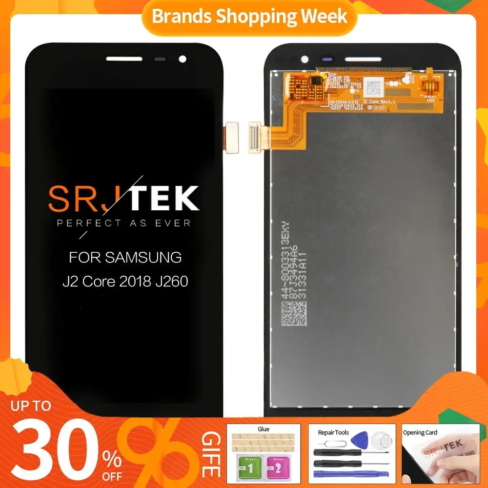 

TFT 5 "LCD для Samsung Galaxy J2 Core 2018 J260 дисплей сенсорный экран дигитайзер сборка для Samsung J260F ЖК-экран Замена