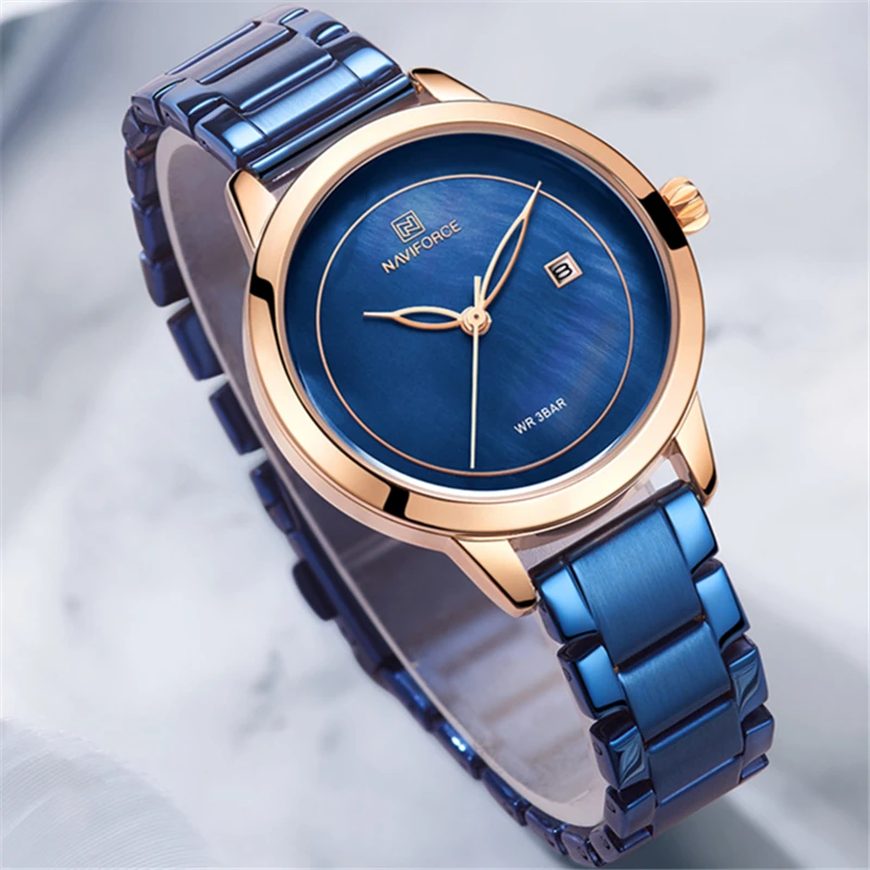 NAVIFORCE Ladies Brand Luxury Women Watches Waterproof Fashion Womenes Gift For Wife Watch Quartz Wrist Relogio Feminino | Наручные часы