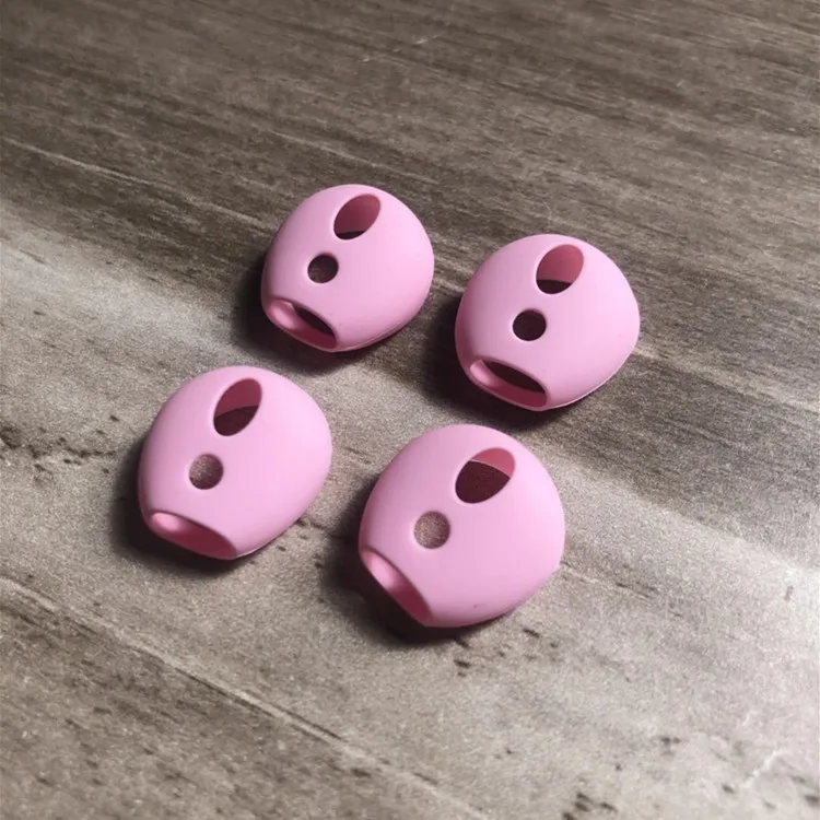 

Ультратонкие наушники для Apple airpods2, 2 пары, силиконовый чехол с защитой от потери, чехол для беспроводной bluetooth-гарнитуры, Нескользящие наушн...