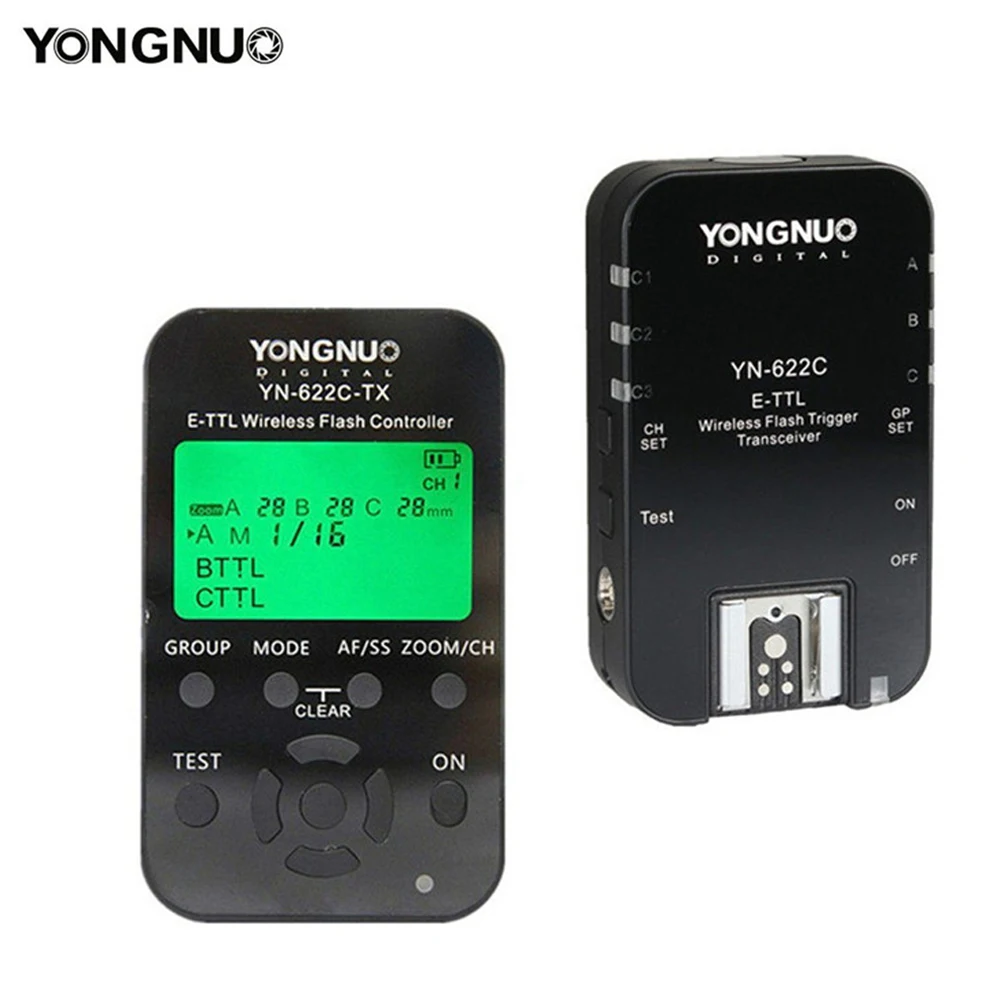 YONGNUO YN 622C KIT YN622N i TTL беспроводной комплект триггера вспышки для Nikon D7200 YN685 Canon 1100D 622N