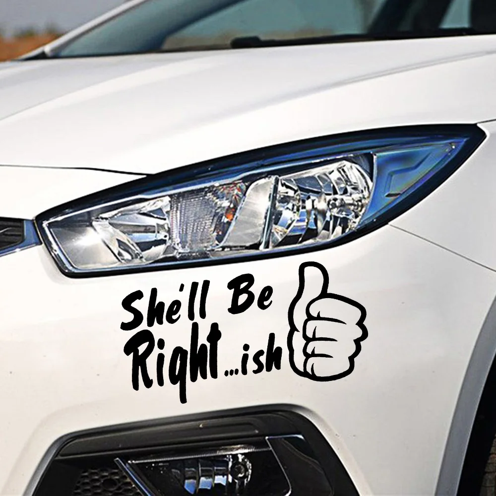 Лидер продаж правая Автомобильная наклейка s забавная для топливной крышки Ef