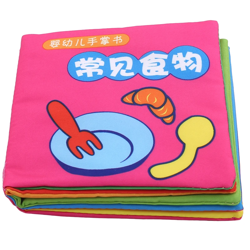 

Baby Early Education Cloth Book Washed Tear Not Bad Fabric Book Intelligence Development Toy Soft Cloth Learning Cognize Books