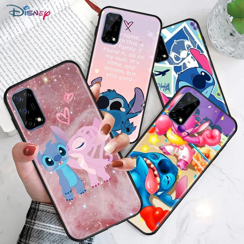

Disney Cartoon Animation Lilo Stitch For Huawei Honor V30 30S 30i 30 20E 20i 20S 20 Lite Pro Plus TPU Silicone Black Phone Case