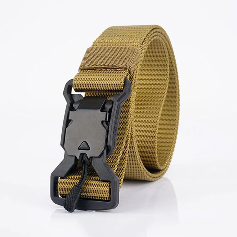 CUKUP 2020 New Design Good Quality Nylon Belts for Unisex 125cm Size Hard Magnetic Buckle Belt 3.0cm Width Accessories CBCK202 | Аксессуары
