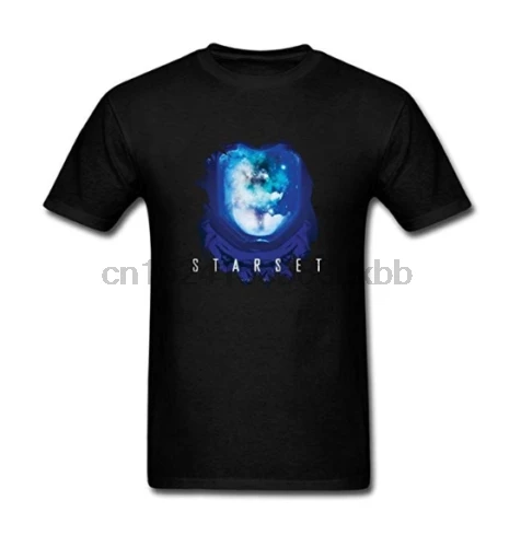 Мужская Дизайнерская хлопковая Футболка Starset с коротким рукавом крутая