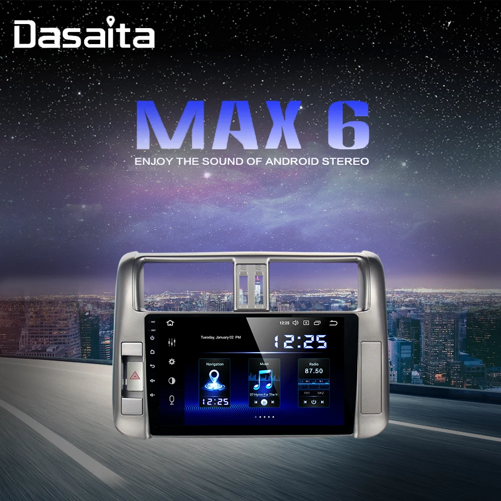10," ips Экран Авто Android 9,0 для Toyota Prado 150 2010 2011 2012 2013 Bluetooth 64 Гб Встроенная память MAX6