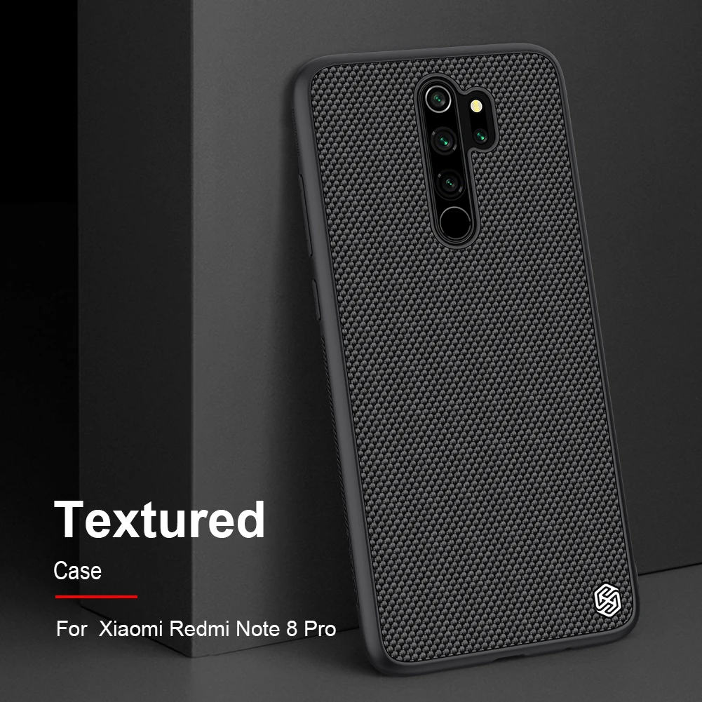 Чехол из нейлона Nillkin для Xiaomi Redmi Note 8 Pro текстурированная Задняя Крышка