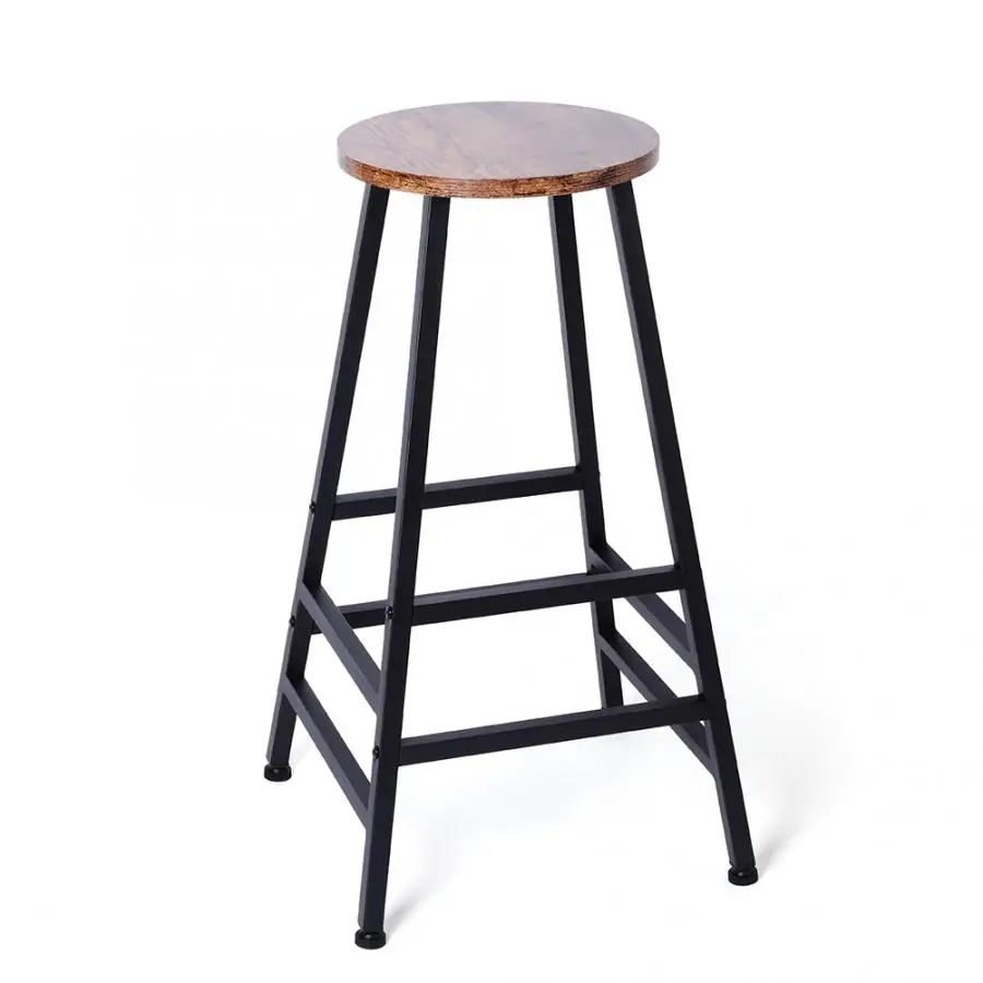 Барный стул барный мебель кухонный набор из 2 деревенских коричневых