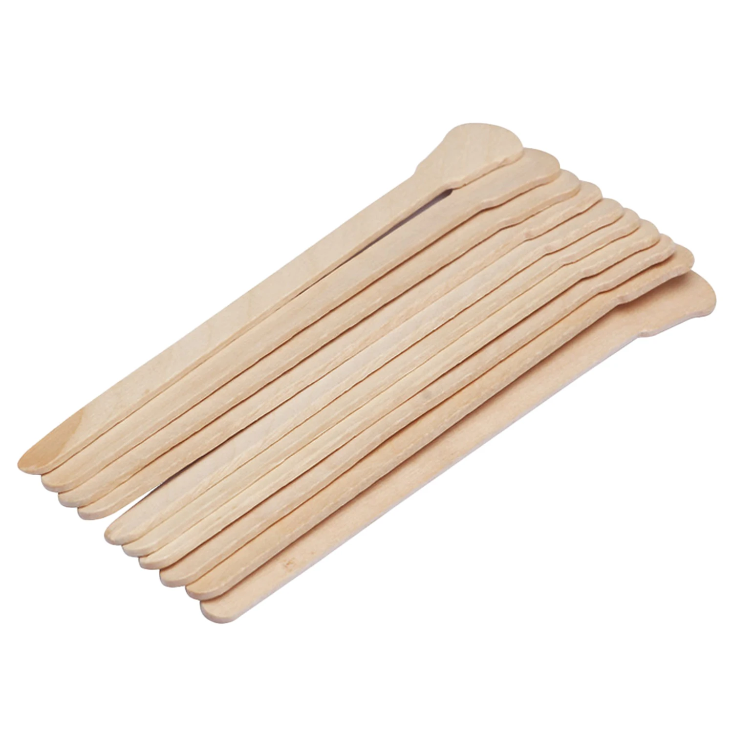 100 шт. одноразовые деревянные восковые шпатели аппликатор воска для языка сделай