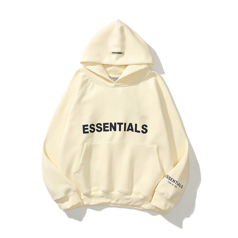 

Nieuwe Men WESENTLICHEs Hoodie Afdrukken Oversized Thick Sports leisure Sweatshirts Mode Hip Hop Sweatshirt Couple sweater