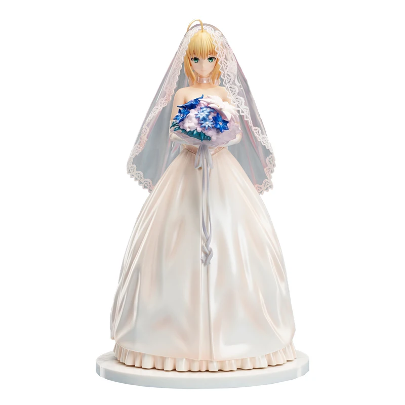 

Anime Game Fate/stay Night Altria 10Th Anniversary Royal Dress Anime Game Character Toy Collectibles Model Ornaments Toys Gifts