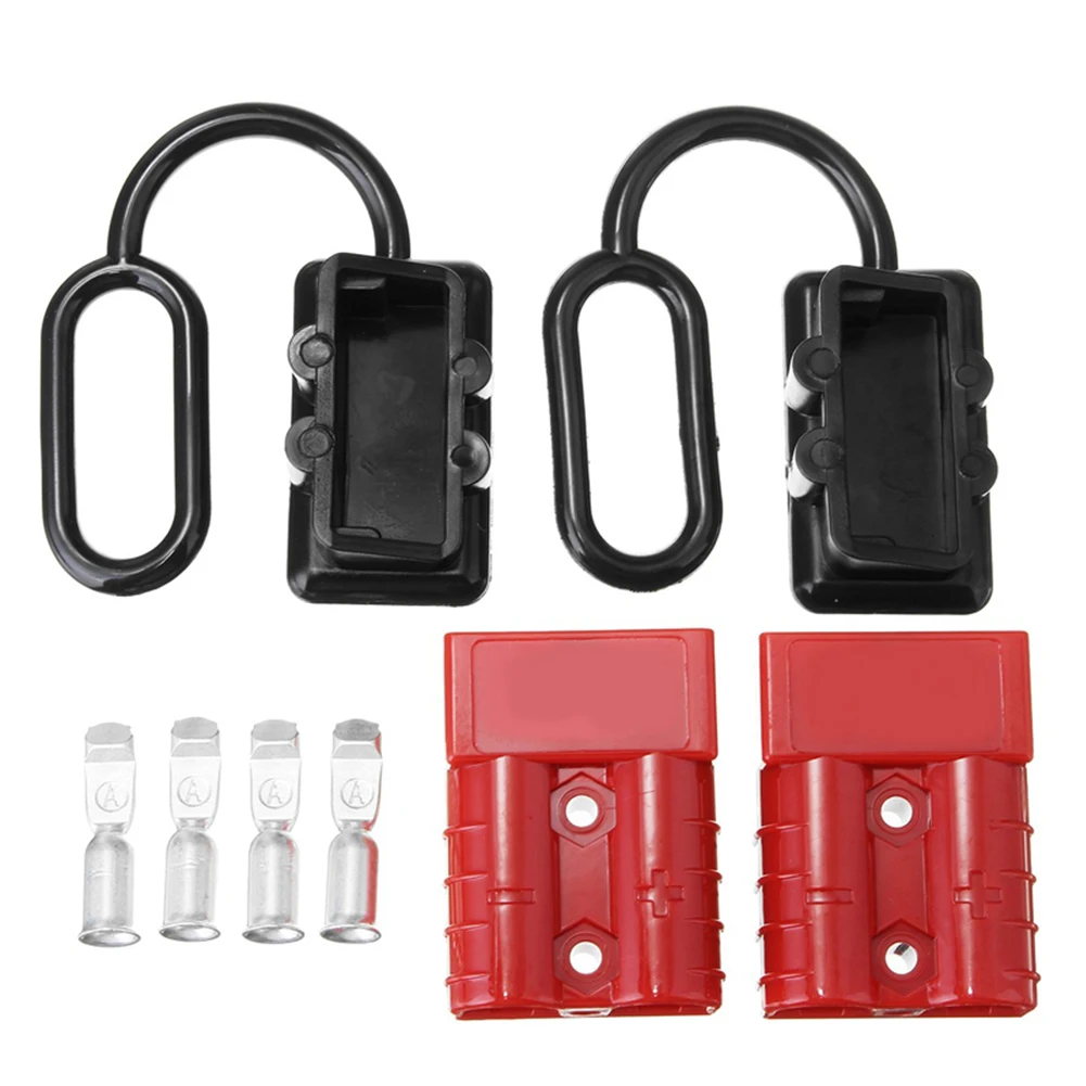 

4pcs Battery Trailer Quick Charge Plug Connector 600V 50A Connect Disconnect Tool Electric Winch Wire Harness Adapters Free Ship