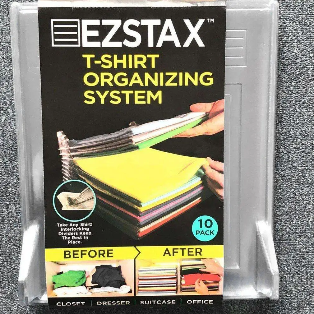 Органайзер для одежды система ящик шкафа офисный стол файл шкаф слой одежда