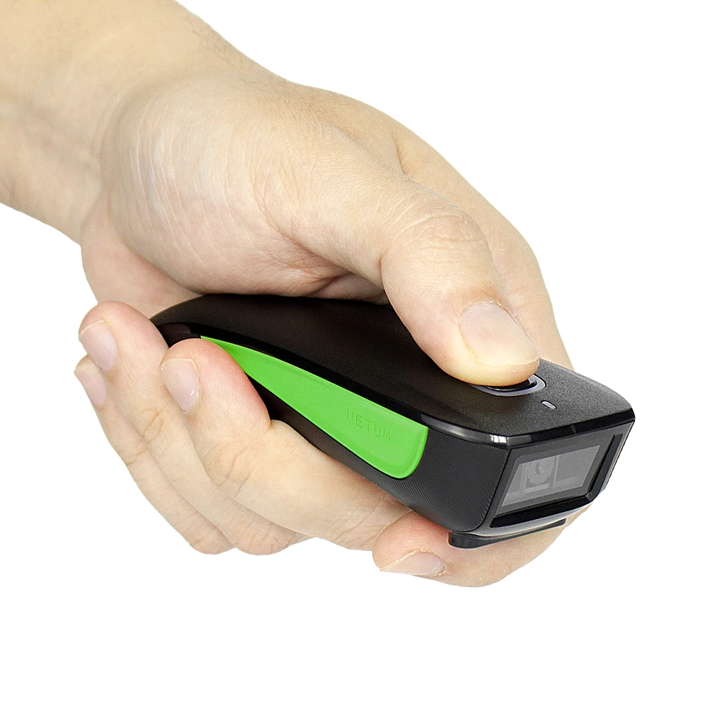 Scanner de Código de Barras qr sem Fio Netum Bluetooth Bolso Leitor Matriz Dados Pdf417 Ios Android Windows 2d