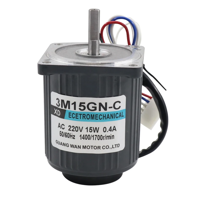 

AC220V 50HZ 15W 1400/2800RPM Permanent Magnet Speed Control Motor Suitable for mechanical equipment, power tools,DIY power,etc.