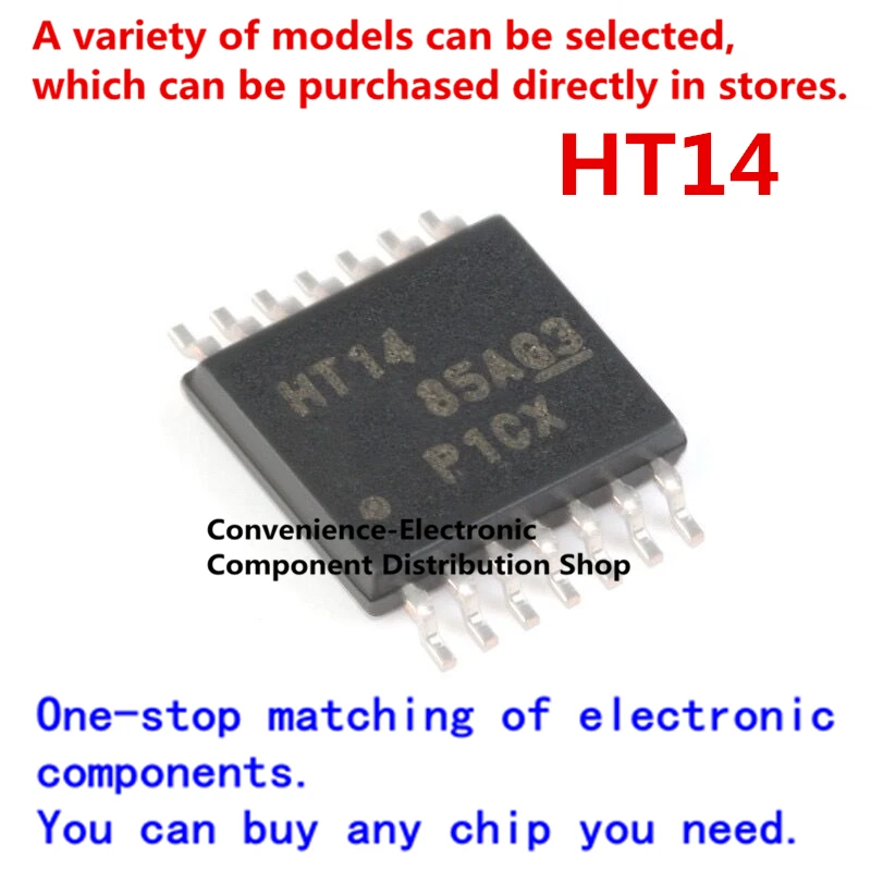 10 шт./упак. HT14 74HCT14PWR 74HCT14PW SN74HCT14PWR TSSOP 14 quad Core 2 вход положительный и ворота