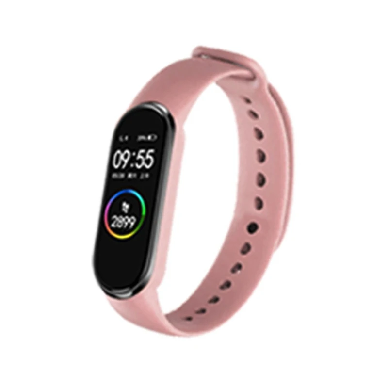Ремешок силиконовый для смарт-часов совместимый с Mi Band 6 5 | Электроника