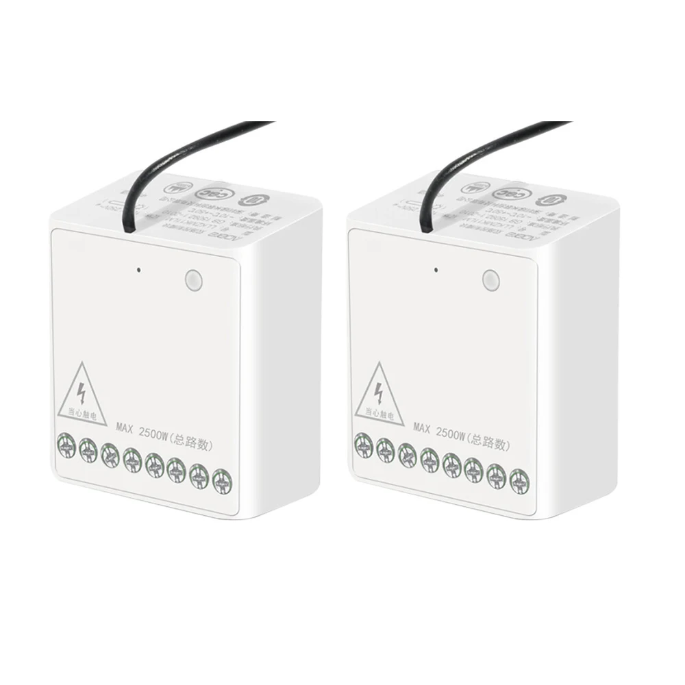 2 PCS Aqara двусторонний модуль, умная Настройка, таймер, приложение, управление Zigbee, беспроводной контроллер, несколько устройств для Mi Home kit - Цвет: 2 PCS
