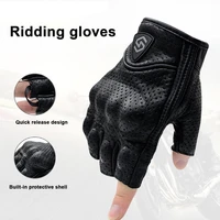 breathable professional breathable faux leather motorcycle cycling gloves for sports