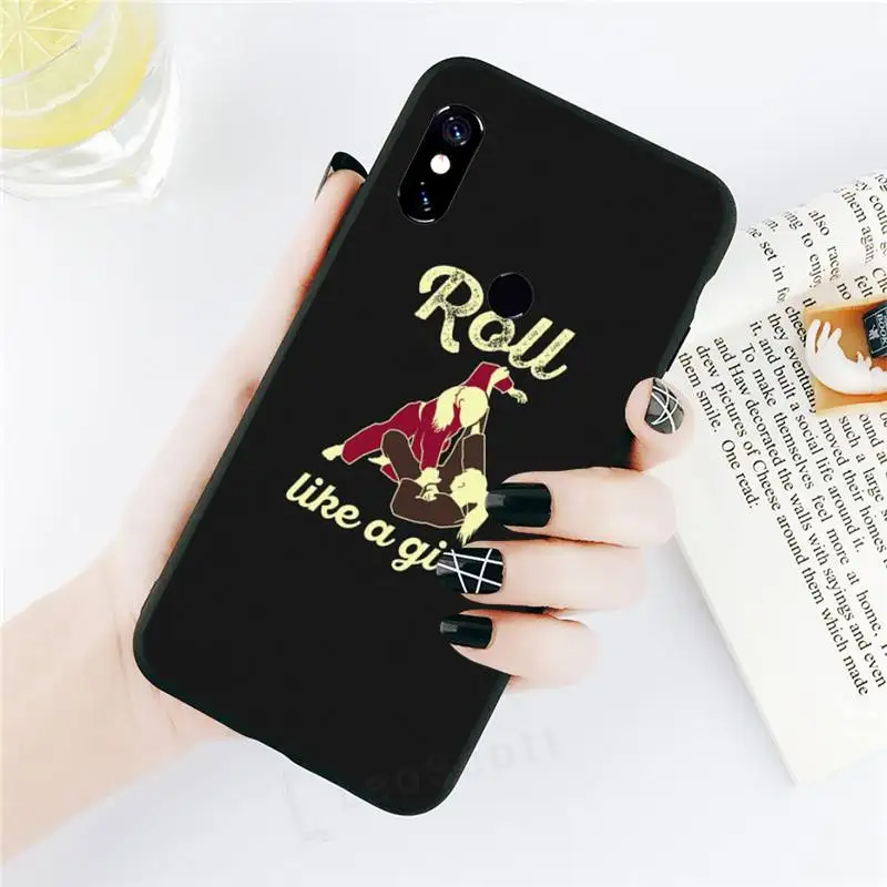 

BJJ Brazilian Jiu Jitsu Phone Case black For Xiaomi Redmi mi note 7 8t 9 9t 9s 8 10 10t 11 pro lite K20 max 3