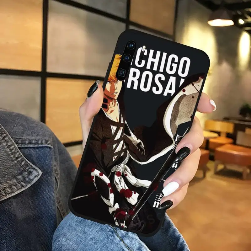 

Bleach Anime Kurosaki Ichigo Phone Case For Huawei NOVA 2 2i 2s 3i 4 4e 5 plus P10 lite 20 P20 pro honor10