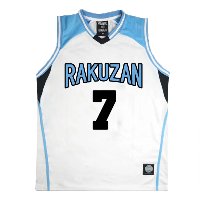 

Аниме Kuroko No Basuke RAKUZAN Hayama Kotaro 7 # костюм баскетбольная майка Косплей Униформа майка рубашка без рукавов комплект