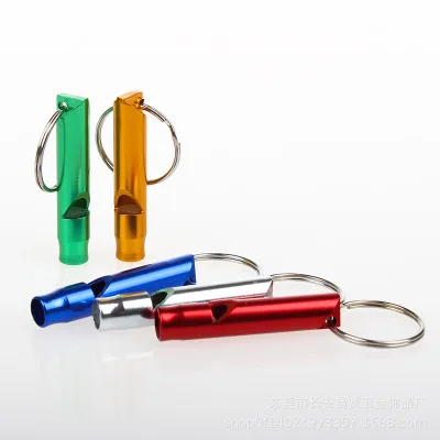 

1/5PCS Whistles Training Whistle Multifunctional Aluminum Emergency Survival Whistle Keychain for Camping Hiking Outdoor Sport